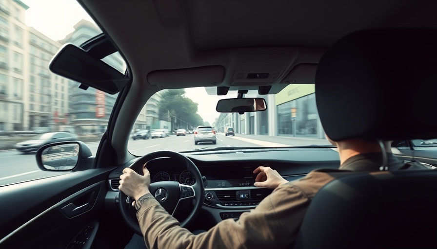 Wayve self-driving technology in Nissan vehicles, driverless car interior view.