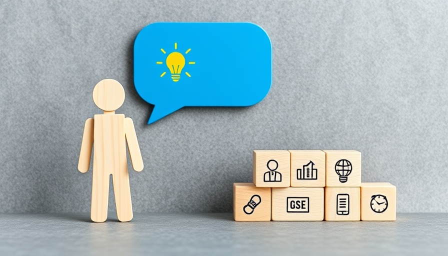 Wooden figure with icons representing AI Infrastructure Innovation.