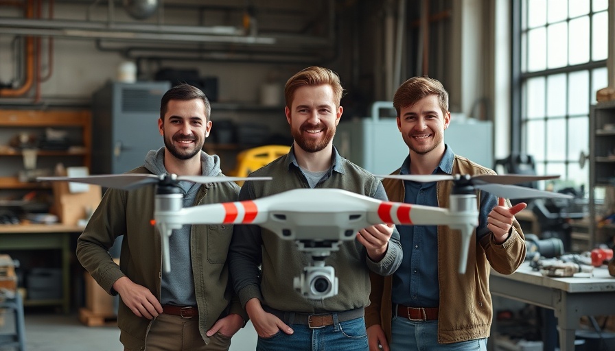Young engineers display drones for defense tech innovation