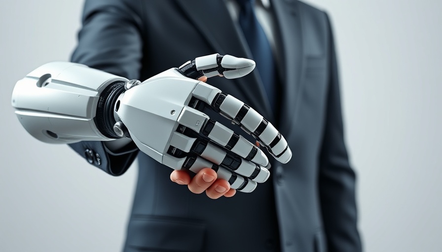 AI-powered Quality Assurance in E-commerce handshake symbolizing collaboration.
