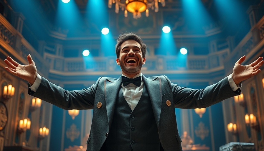 Broadway's The Great Gatsby adaptation actor joyfully performing