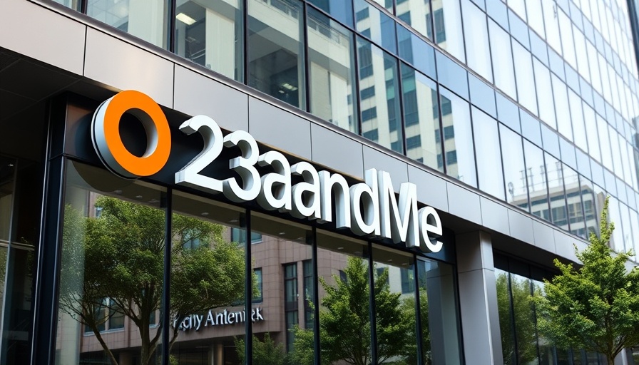 23andMe office building reflecting financial uncertainty