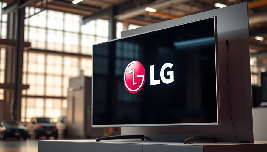 LG logo on TV display, showcasing Xbox Cloud Gaming compatibility.