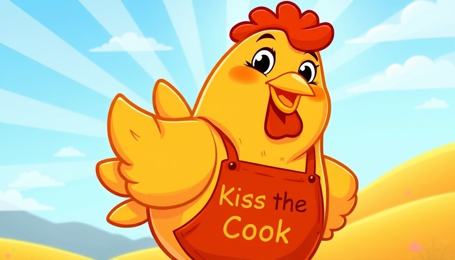 Question of the Day in Aviculture, cartoon chicken with apron