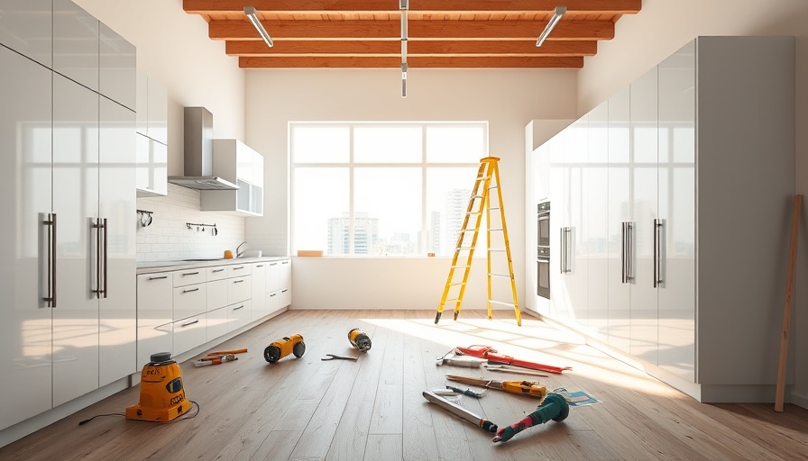 Unfinished kitchen renovation in the custom integration industry