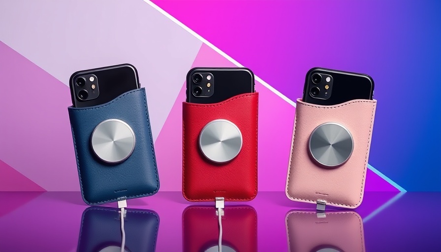 Trendy MagSafe wallets 2025 in vibrant settings.
