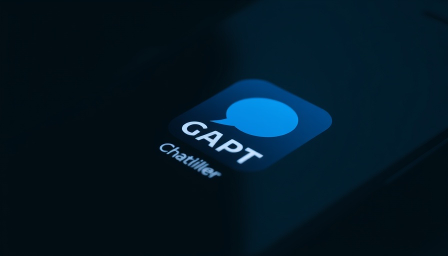 Minimalist ChatGPT app icon on smartphone screen highlighting OpenAI feature.