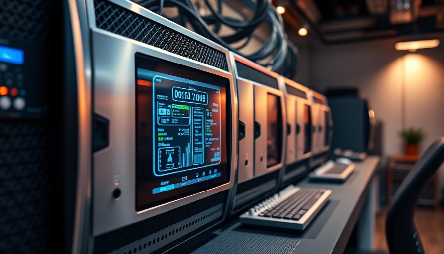 NETGEAR for Business Initiative: sleek network equipment with interface.