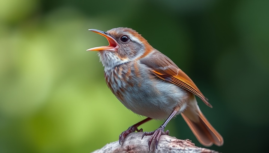 International Dawn Chorus Day wren singing.