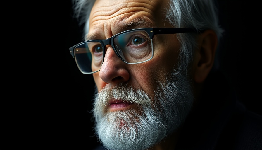 Elderly thoughtful man at New York Classic Arts Events.