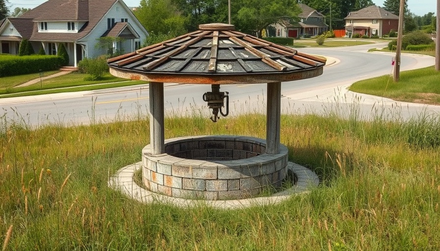 Abandoned orphan well poses threat to aquifers in suburban area.