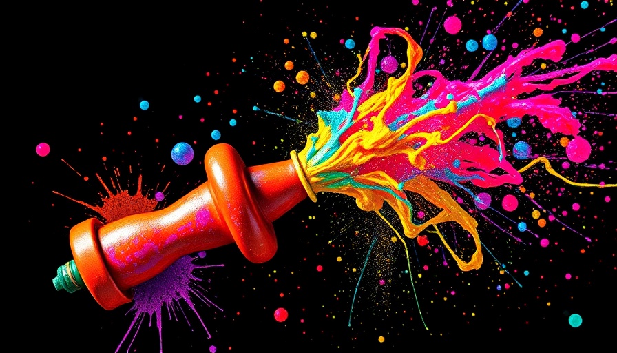 Colorful abstract gavel art symbolizing Elon Musk VC lawsuit.