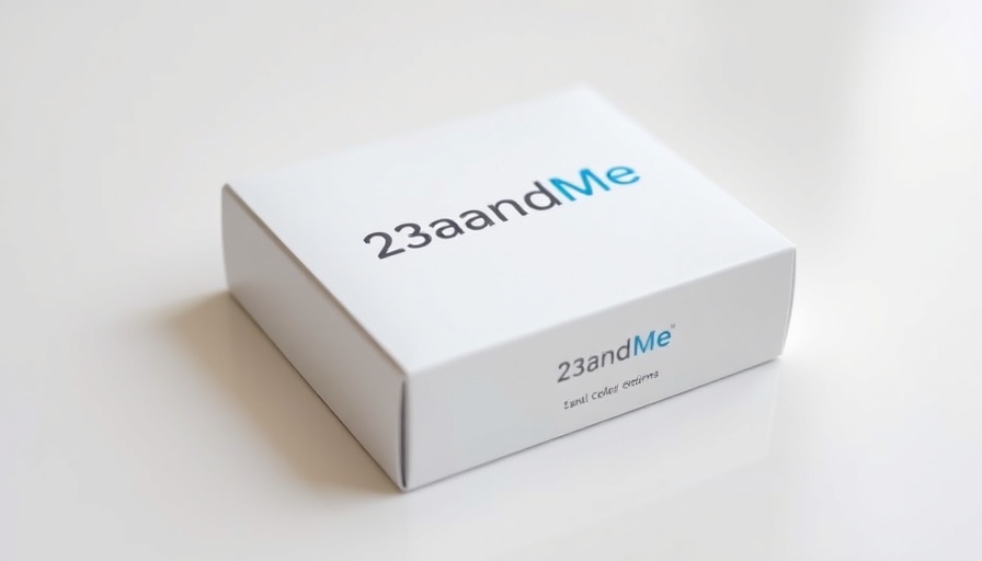 23andMe saliva collection kit unboxing related to bankruptcy claims.