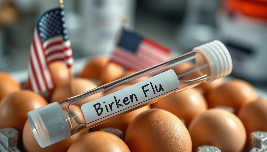 Bird flu test positive on eggs with American flag, Essex County.