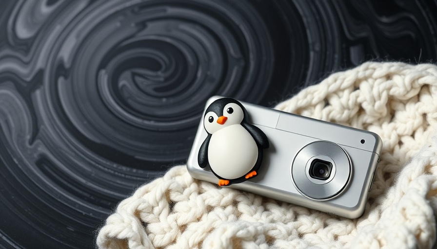 Trendy high school graduation gifts 2025: knitted blanket, penguin phone grip, camera.