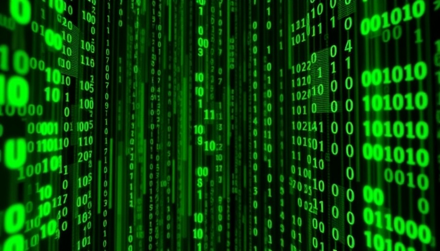 AI Agent Verification System concept with digital binary code.
