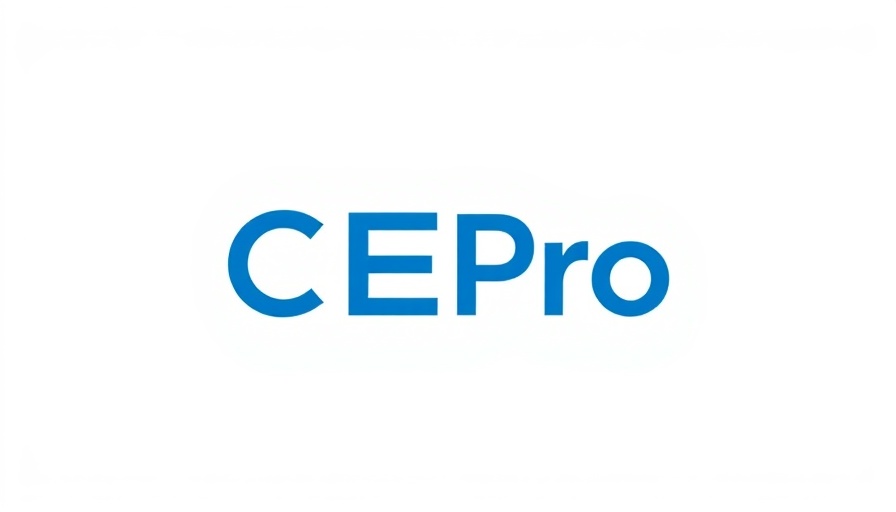 CEPro logo on white background related to audio for Haier TVs