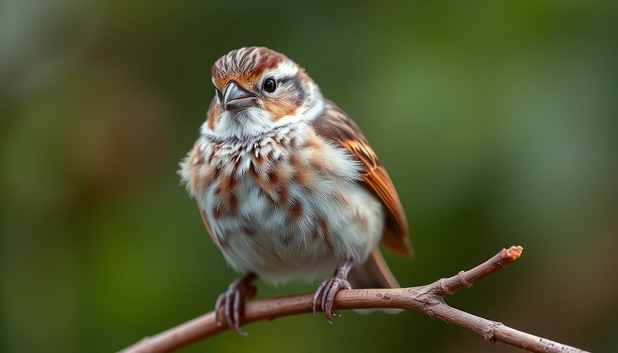 Beauty in Sparrows: Detailed song sparrow in natural setting.