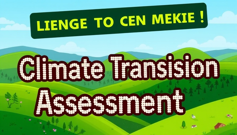 Climate Transition Assessment tool banner by Green Economy Canada.