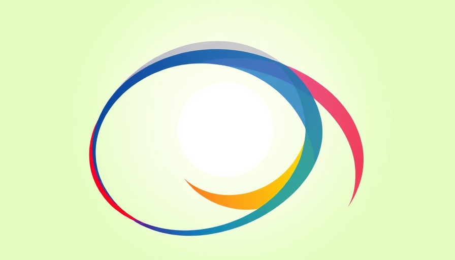 Abstract design with logo illustrating sustainable electronics lifecycle management