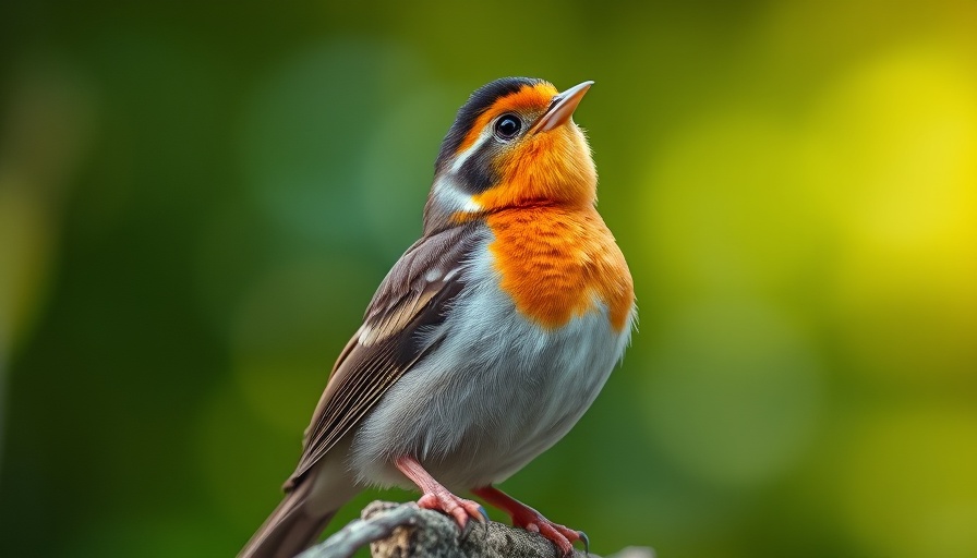 Young robin chick perched, showcasing nature's beauty, Robin Rescue and Community Connections.