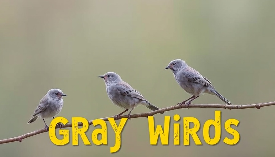 Quirky Words for Gray Birds