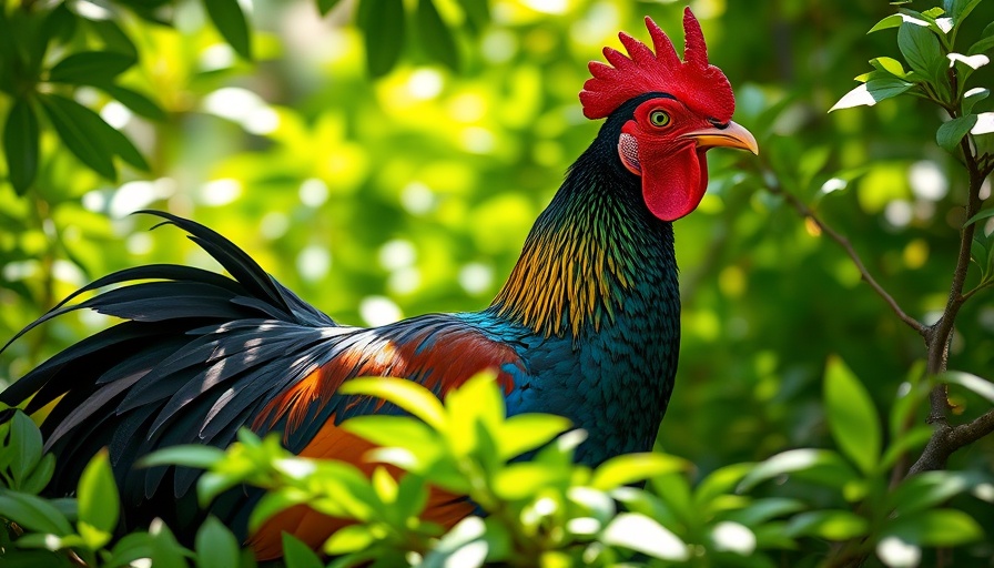 Highland Guan in El Triunfo Cloud Forest Reserve, surrounded by greenery.