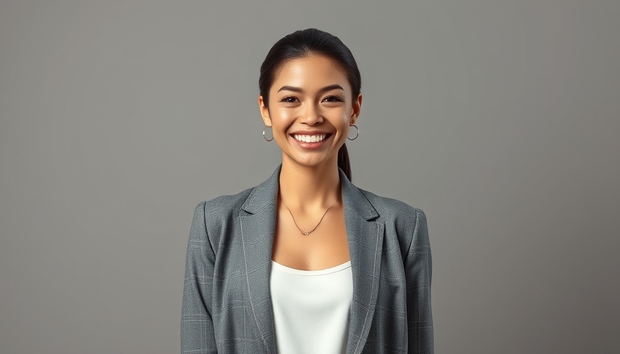 Maren Gehling smiling in a professional portrait, Azione Unlimited.