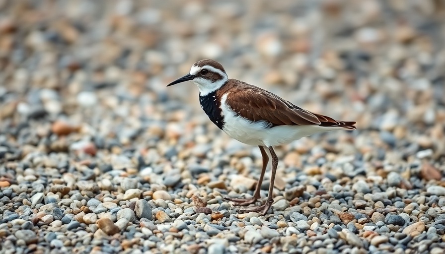 Black-bellied Plover Arctic Nester on rocky ground.
