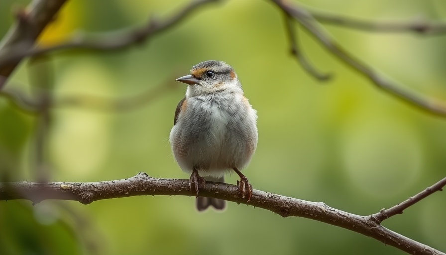 Songbird perched on branch, ideal for birding advice.