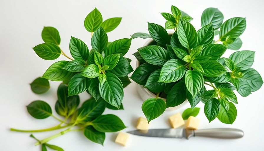 Pothos plant and cuttings arrangement showing propagation process in soft light.