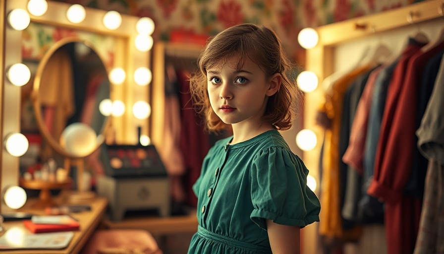 Evonny Harker Annie Stratford Festival - young girl in dressing room.