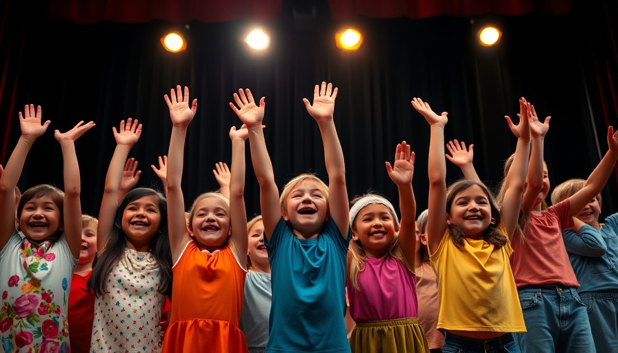 TADA Youth Theater Summer Camps 2025 children performing on stage.