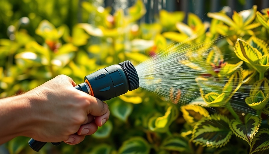 Efficient garden watering techniques to reduce water usage in gardening.