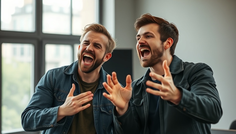Actors rehearsing intensely for Free Shakespeare in the Park performance.