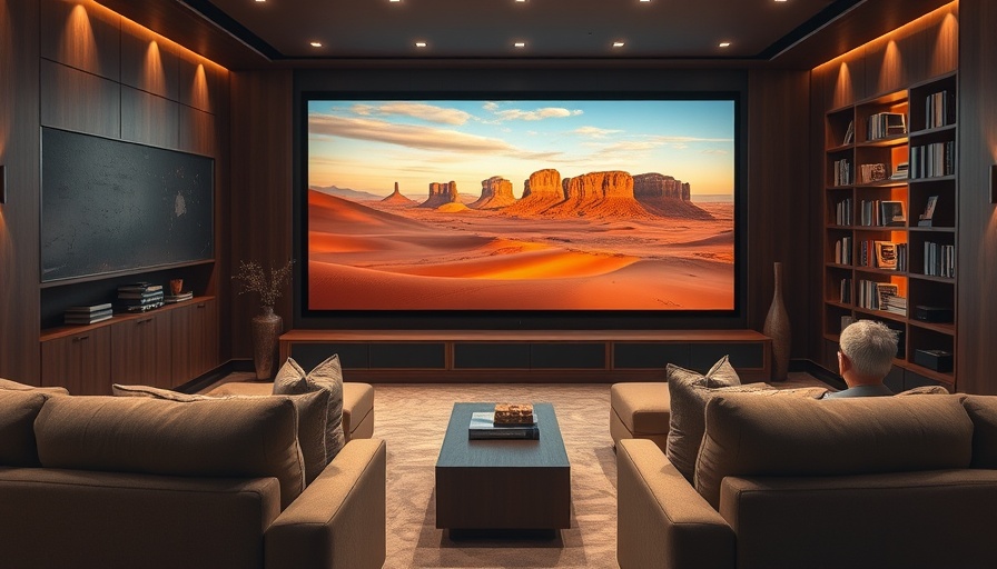 Home theater showcasing an immersive audio experience.