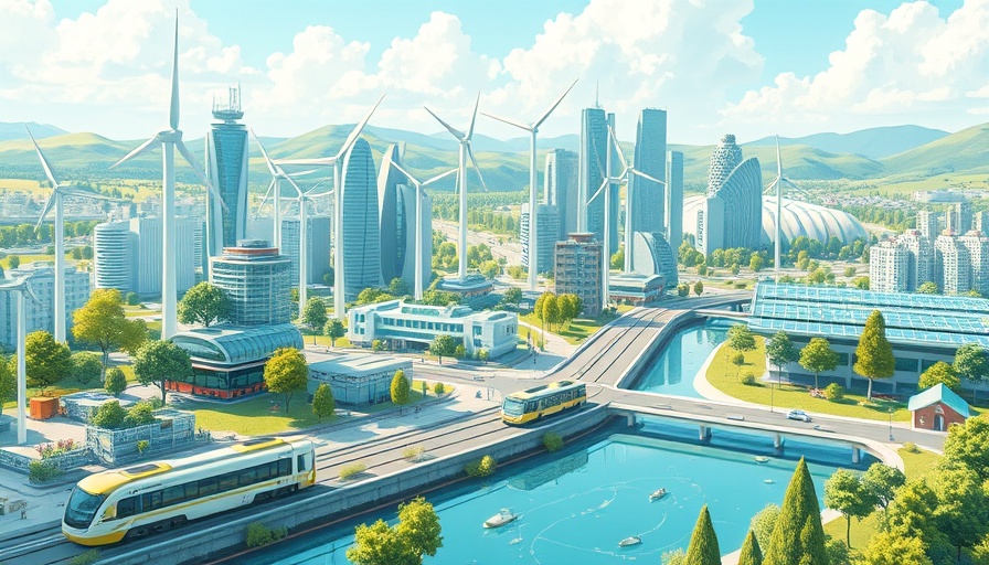 Pathways to Progress impact report cover with sustainable cityscape design.