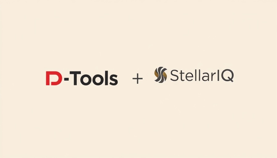 D-Tools and StellarIQ logos related to Series C funding.