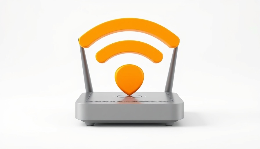 3D cartoon Wi-Fi symbol and router, representing Wi-Fi 8 enhancements.