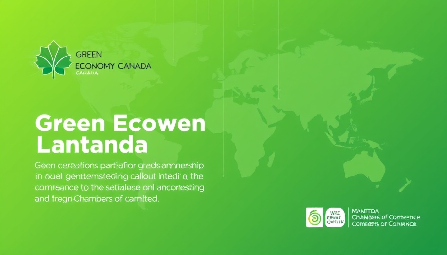 Manitoba SMEs Net-Zero Transition partnership announcement graphic.