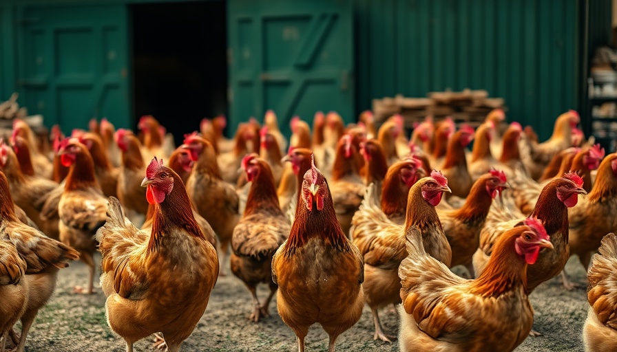 Free-range brown hens on Suffolk farm after bird flu clearance.