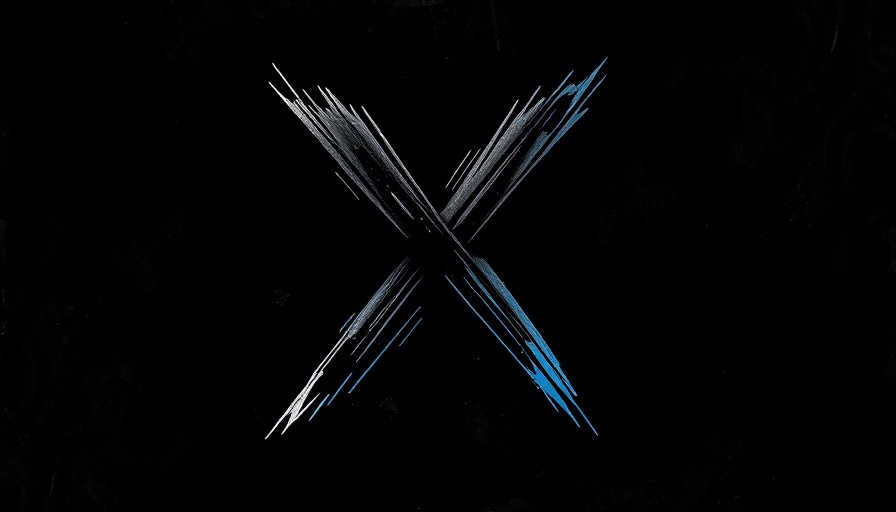 Stylized X with blue bird tail on black background, FTC investigation into Media Matters