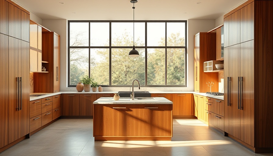 RTA cabinets for contractors in a stylish modern kitchen.