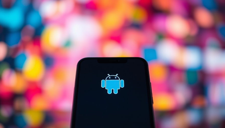 Android app developer verification: Android logo on smartphone