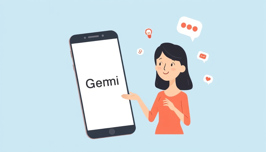 Digital illustration of Google Gemini personal assistant app with abstract elements.