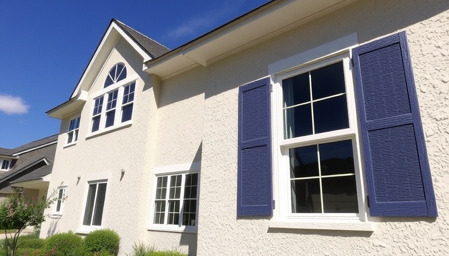 Stucco exterior siding