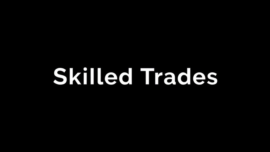 Skilled Trades Ontario logo emphasizing Water Heater Efficiency on a sleek black background.