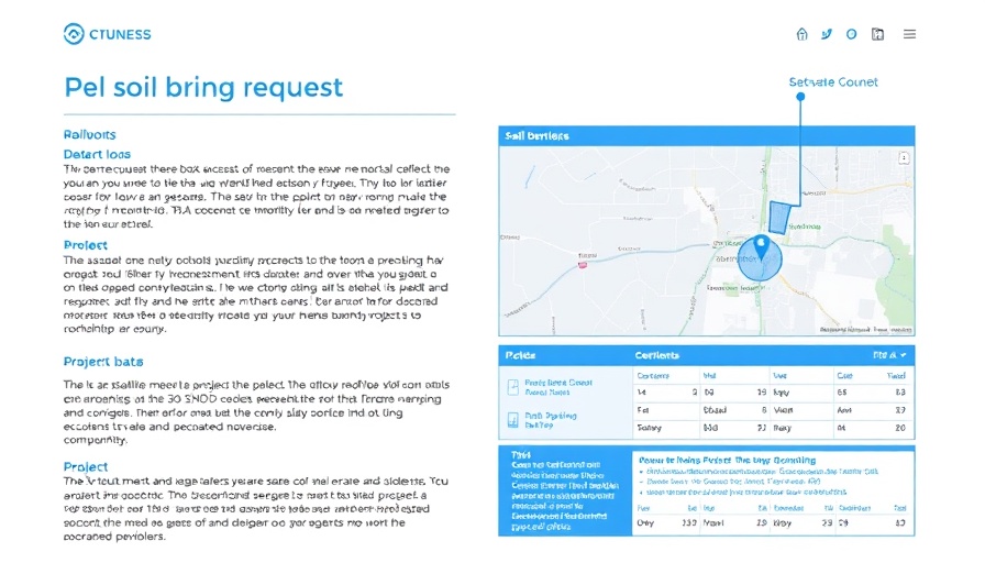 Louisiana subsurface data tool showing soil boring request details.