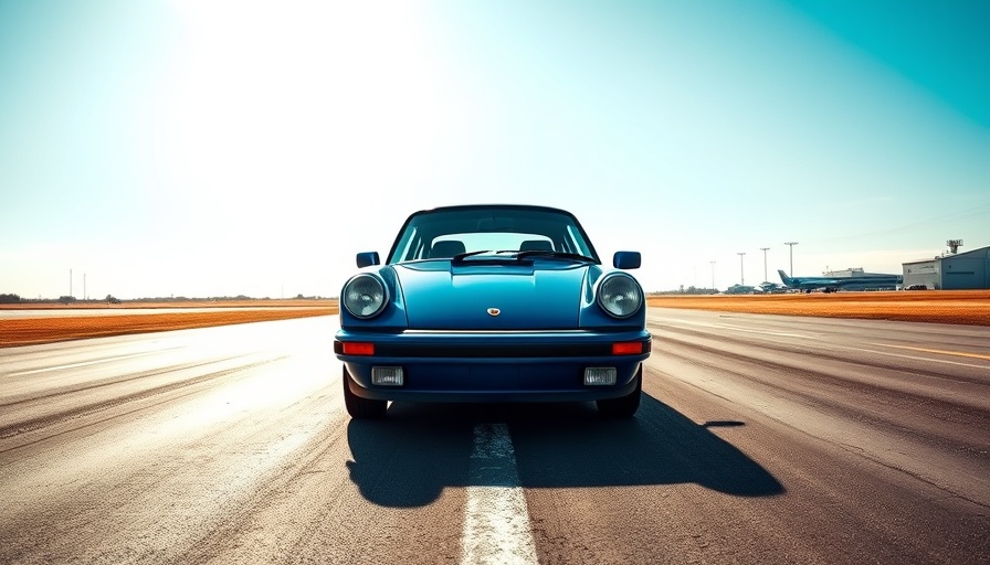 Classic Porsche 911 on airstrip, Jerry Seinfeld Porsche 911 auction.
