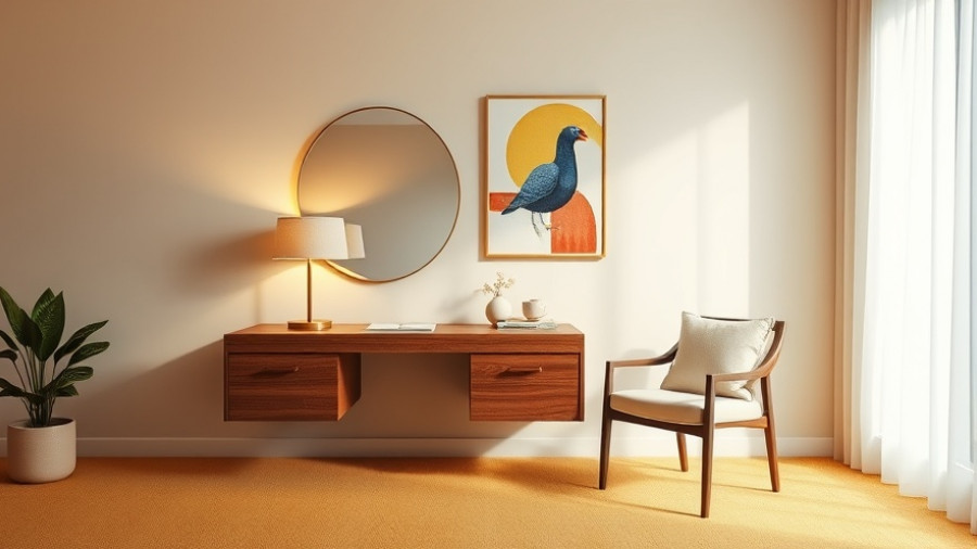 Elegant office space with wall-to-wall carpet and modern decor.